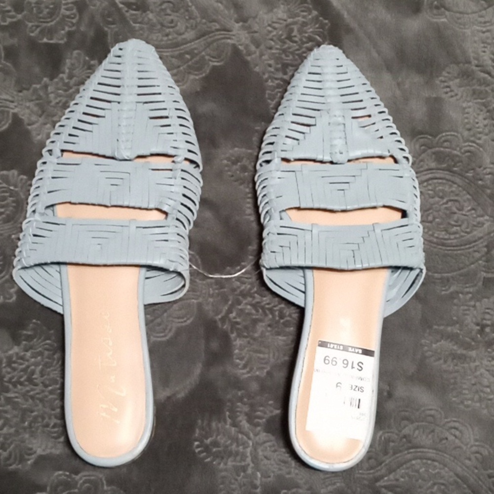 Beautiful Powder Blue Color Flats (New Shoes) Women's Size 9 - Picture 5 of 6